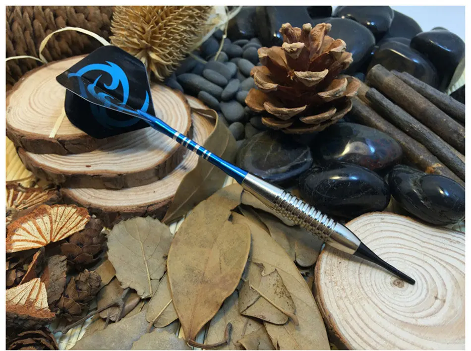 

3pcs/set Blue Color 18g Professional Soft Darts Electronic Dart Soft Tip Darts with Aluminum Alloy Shaft for Indoor Aiming Game