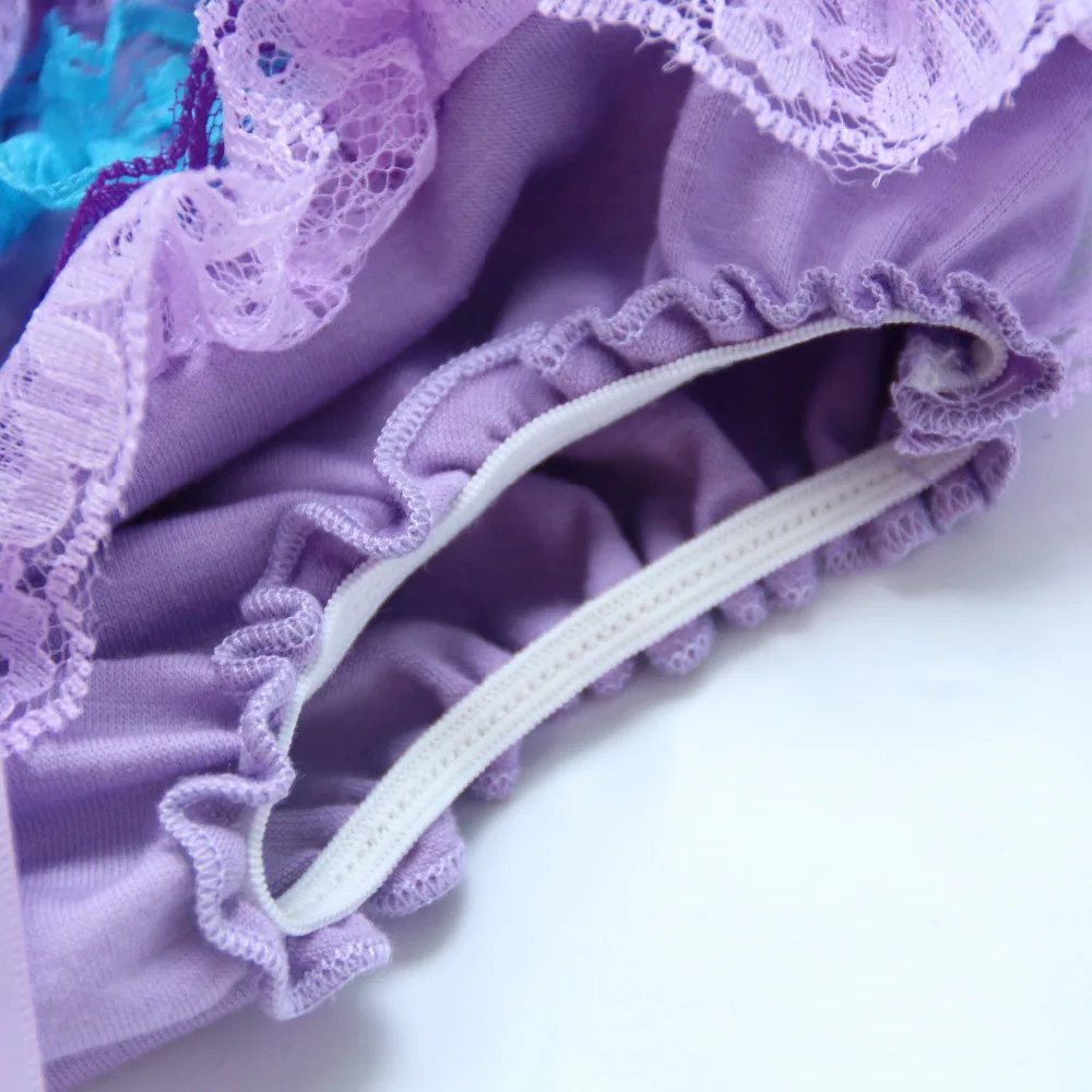 7 цветов детские трусы кружевные шорты хлопковое нижнее белье для девочек и