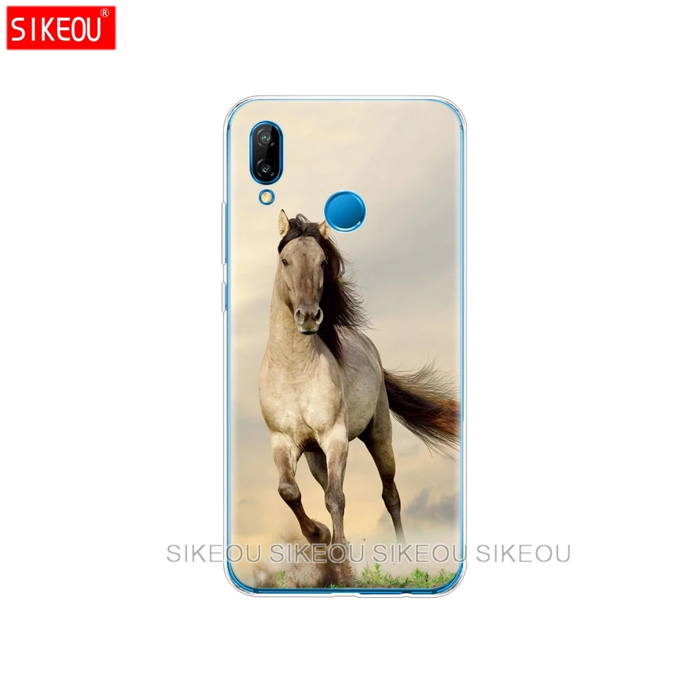 Силиконовый чехол для телефона Huawei P20 P7 P8 P9 P10 Lite Plus Pro 2017 P Smart 2018 бампер coque Fine horse