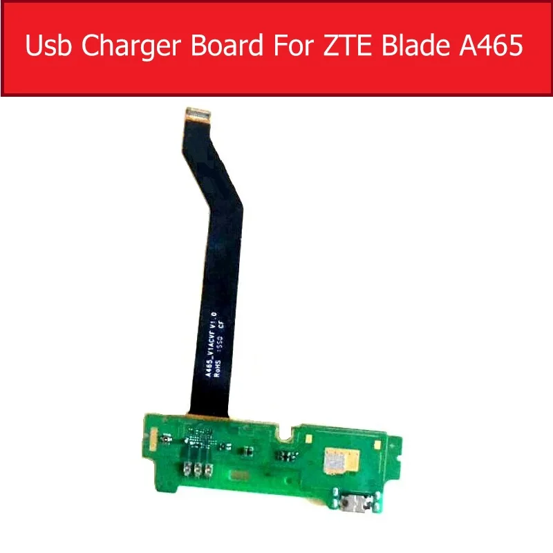 Подлинная плата для микрофона и Usb зарядного устройства ZTE Blade A465 USB разъем зарядки