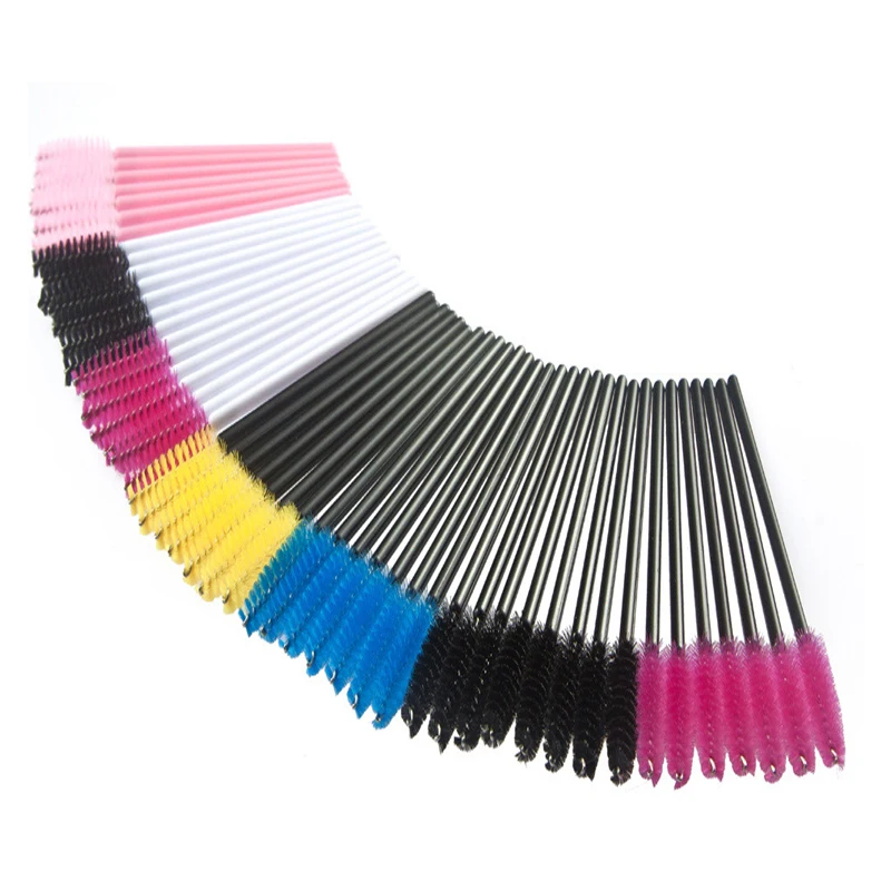 Одноразовая кисть для бровей щеточка ресниц с длинным стержнем можно сгибать