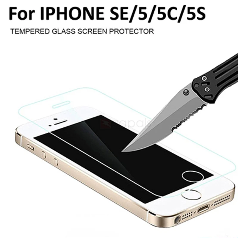 9H 2.5D защитное стекло на для apple айфон 5S 5 SE 5C закаленное стекло Экран протектор пленка для iPhone 5S 5SE 5C крышка защитная пленка