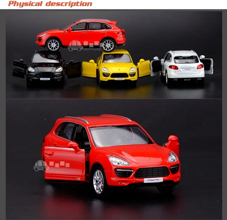 Точная имитация эксклюзивный Diecasts & Toy Vehicles: RMZ city автостайлинг Cayenne роскошный
