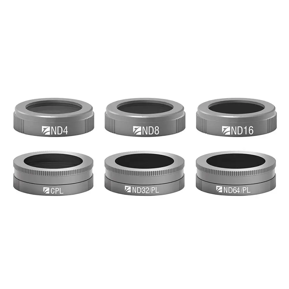 Freewell Бюджетный комплект 6 шт. ND4 ND8 ND16 CPL ND32/PL ND64/PL фильтры серии E совместимые с Autel