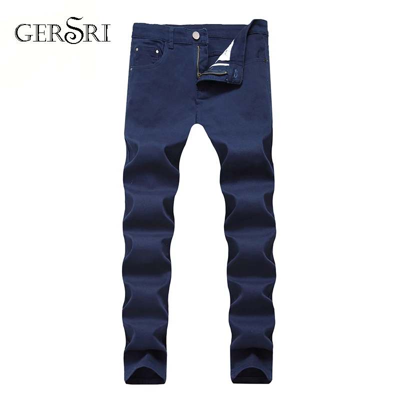 Gerшри светильник ские прямые брюки классические джинсы мужские эластичные