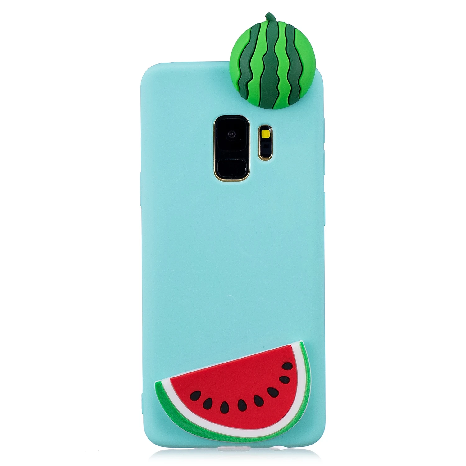 Мягкий кожаный TPU крышка для samsung Galaxy S9 PLUS чехол со стереоскопическим 3D животных с