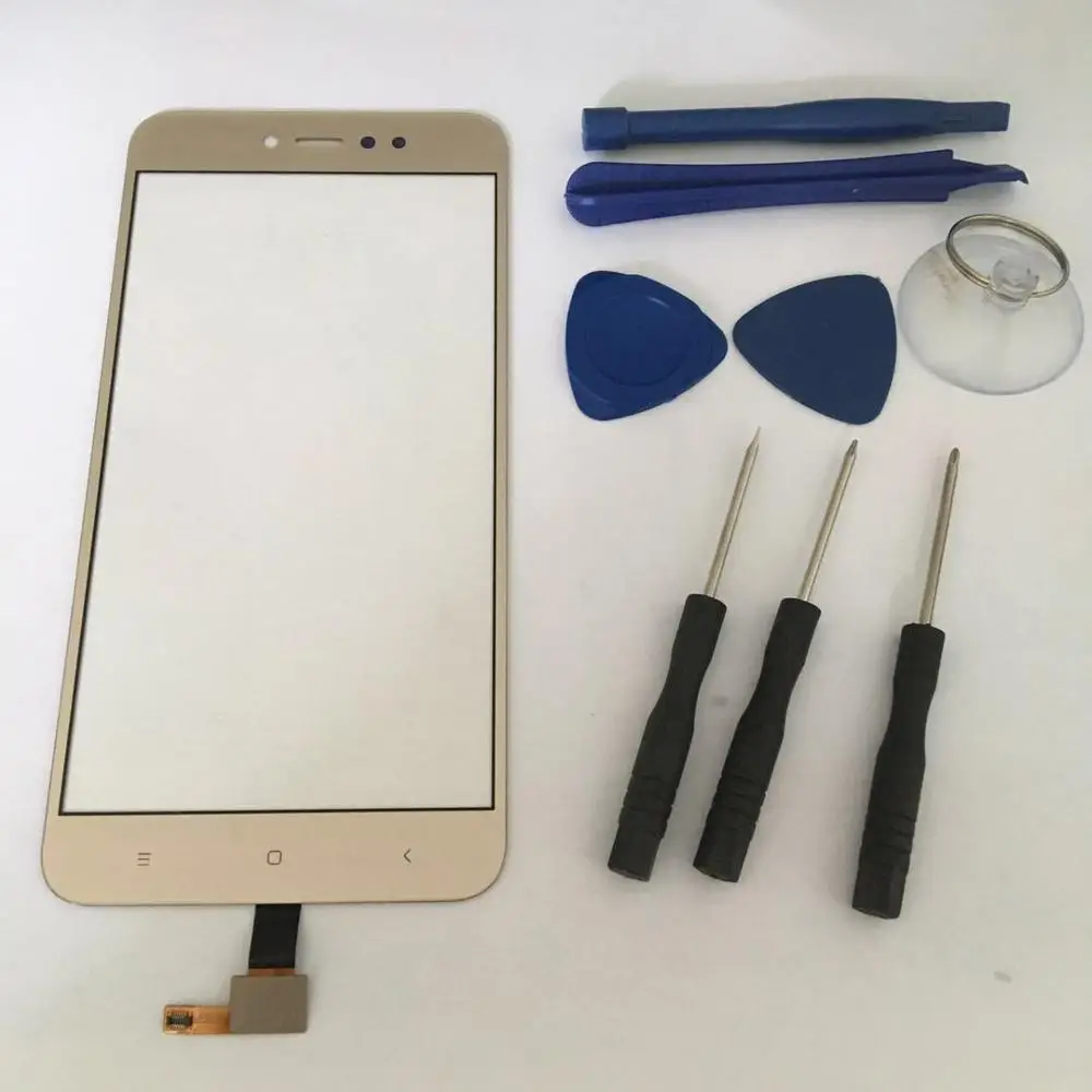 Передняя Сенсорная панель FEBIDEA сенсорный экран дигитайзер для RedMi Note 5A сенсорная