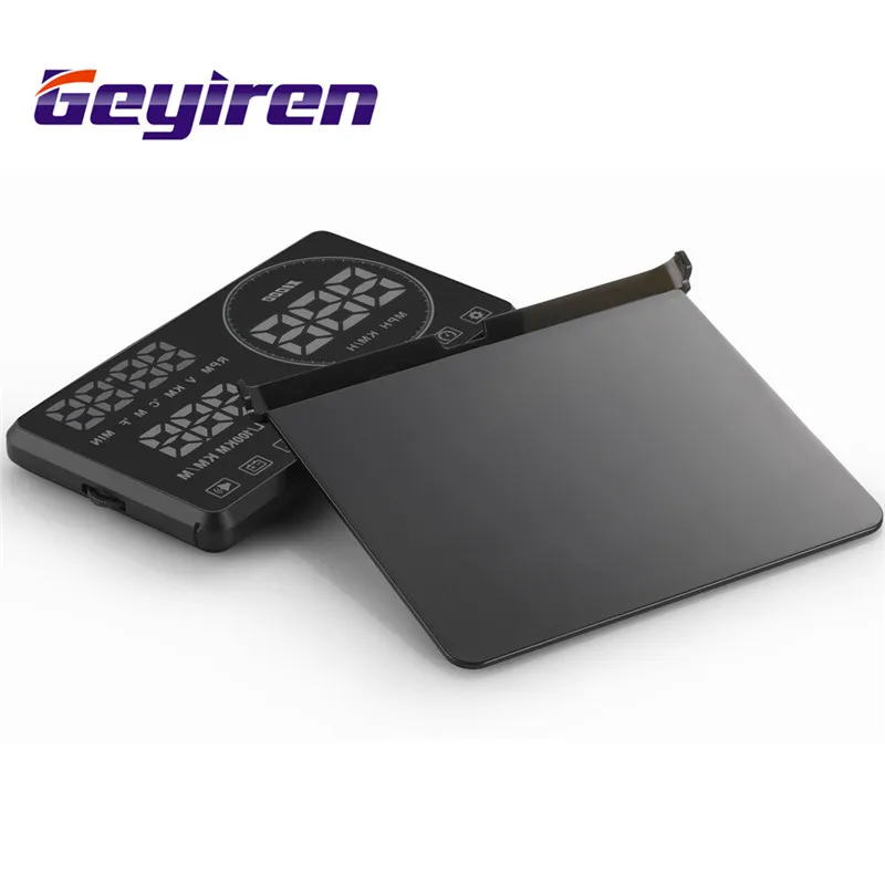 

M9 OBDII HUD 5.5"OBD2 EUOBD Car Hud Headup Display MPH KM/H Speedometers RPM Fuel Windscreen Projector Overspeed Warnging System