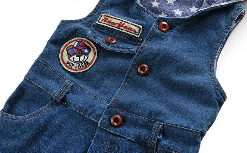 Комбинезоны Demin Sofe Новинка! Бесплатная доставка Детские повседневные брюки на