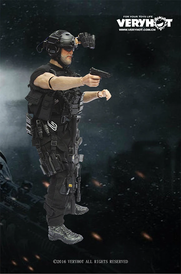 Veryhot VH1048 1/6 темно-синий тюлень CQB ночной Набор для 12 дюймов Phicen Hottoys Damtoys фигурка сделай сам