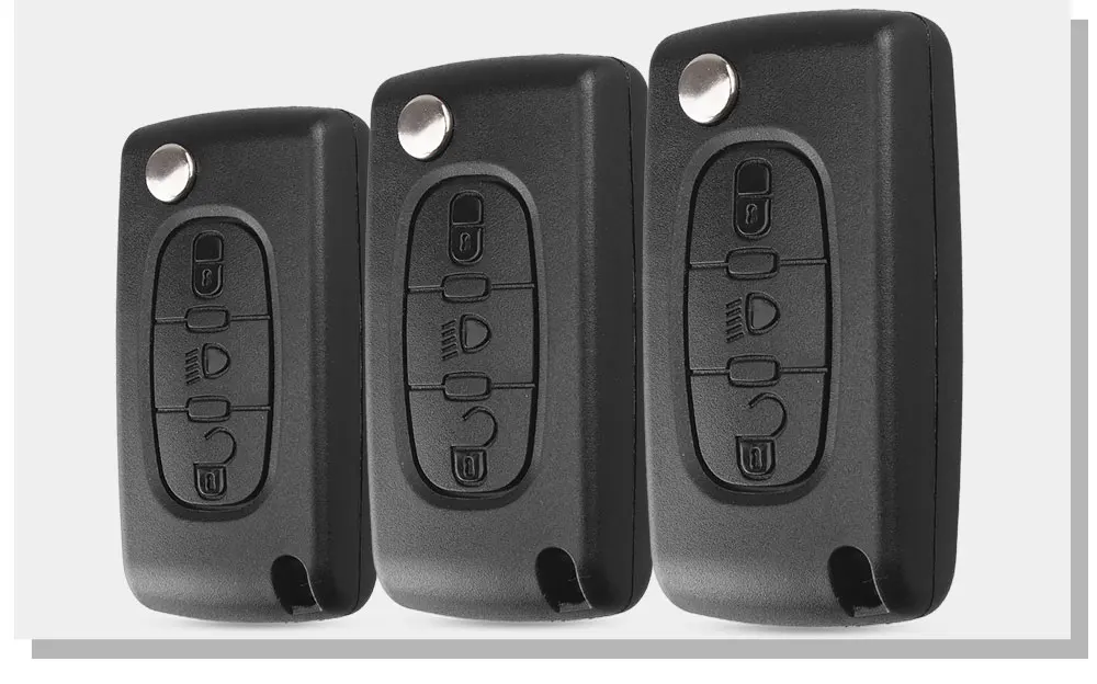 KEYYOU для Citroen C2 C3 C4 C5 C6 C8 3 кнопки флип чехол для дистанционного ключа от машины чехол оболочка Fob VA2 лезвие CE0523
