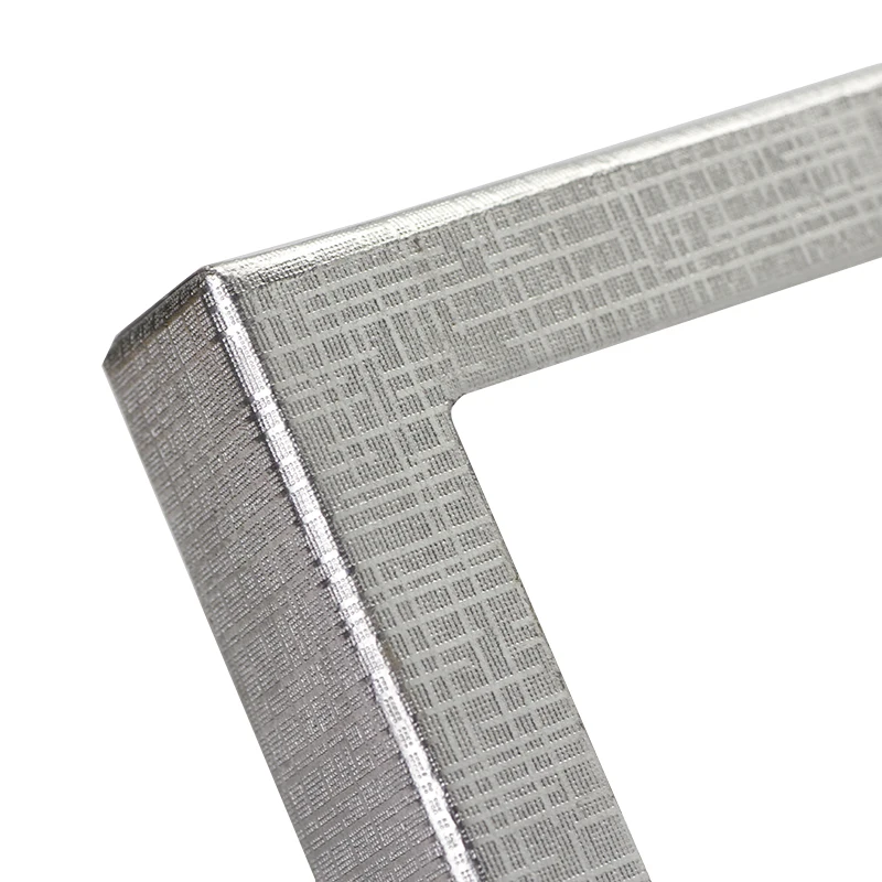 Картон комплект ювелирных изделий коробки подарка 7x9 см серебряная бумажная