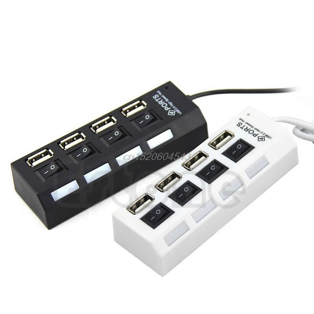 4 порта USB 2 0 со светодиодной подсветкой и выключателем питания|Выключатели| |