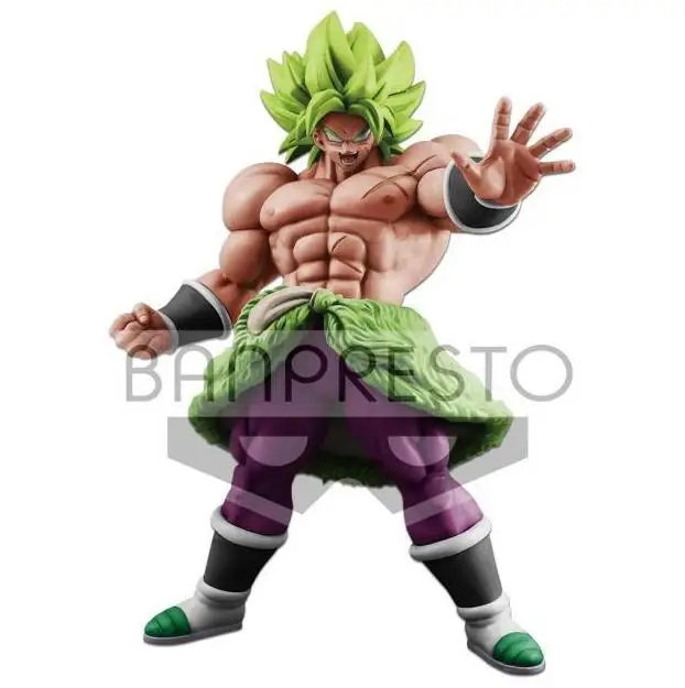Аниме Dragon Ball Z 20 фильм Super Saiyan Broly Ver. ПВХ фигурка Коллекционная модель игрушки |