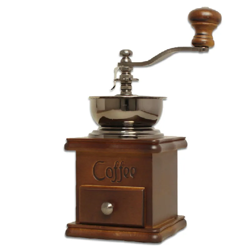 

Protable Mini Vintage Handheld Coffee Grinder Manual Grinder Coffee Beans Mill +More Gifts