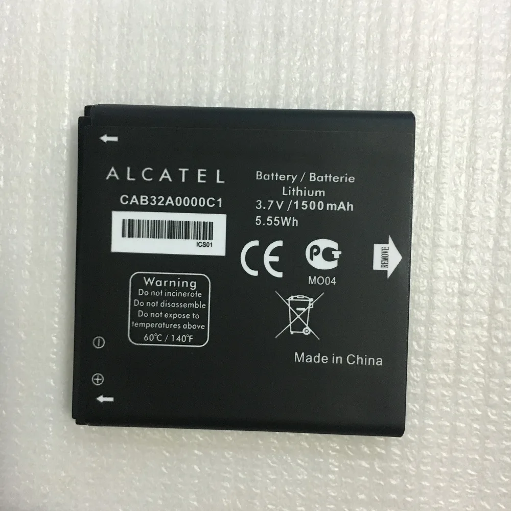 1500 мАч для Alcatel One Touch OT 991/991D/916/916D/992/992D/6010 Star/6010D/TCL A986 A980 S600 S500 TLiB5AB/TLiB32A/CAB32A0000C1