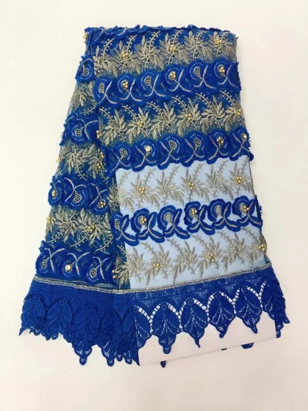 Новое поступление африканская 3D кружевной ткани высокого качества французский