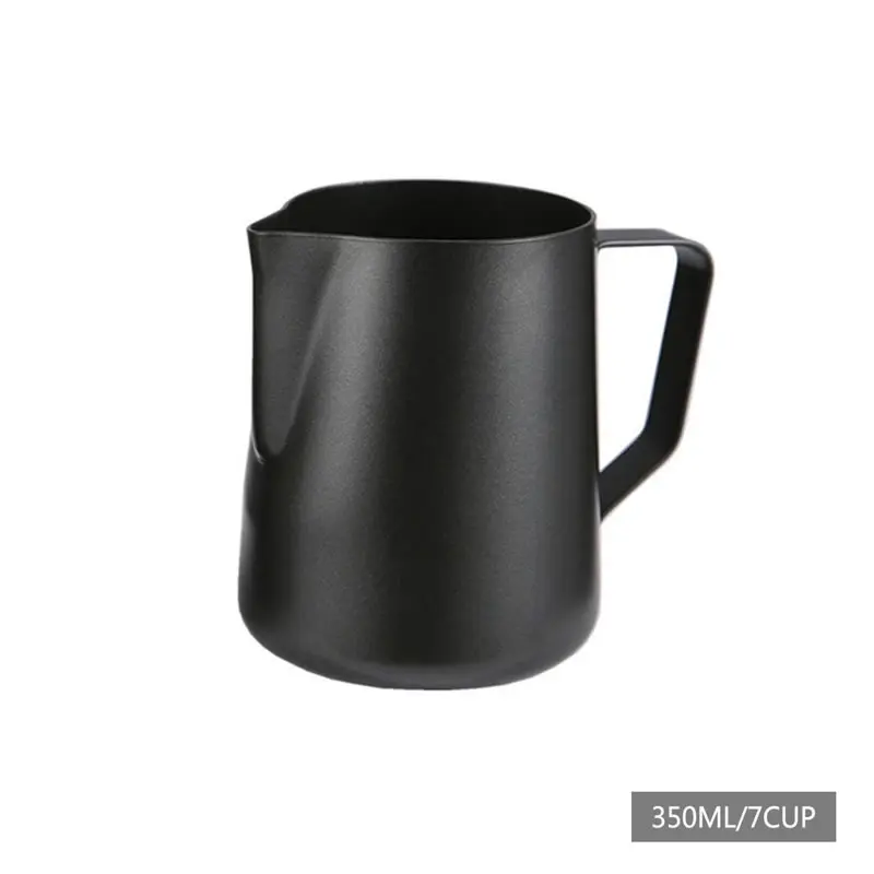 350ml Кувшин для кофе из нержавеющей стали, кувшин для вспенивания молока, чашка с цветами, капучино, эспрессо, бариста, художественный кофе, латте, кувшин для молока - Цвет: 350ml