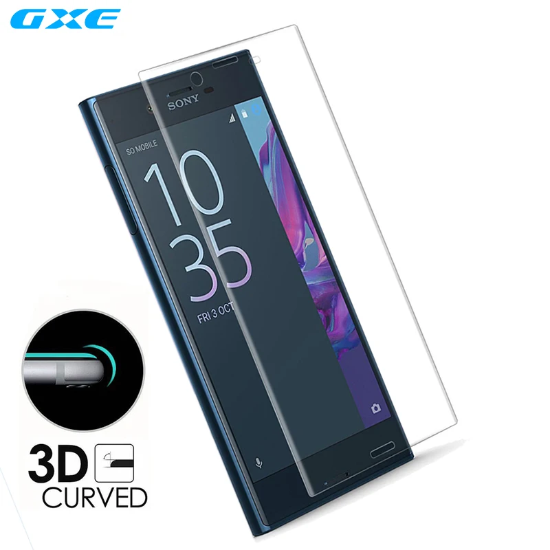 3D изогнутый Полноэкранный протектор из закаленного стекла для Sony Xperia XZ1 Compact XZ