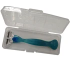 Дорожный Чехол для бритвы, универсальный держатель двусторонних бритвенных станков, контейнер для хранение картриджей