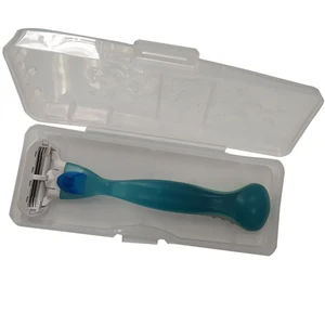 Дорожный Чехол для бритвы, универсальный держатель двусторонних бритвенных станков, контейнер для хранение картриджей