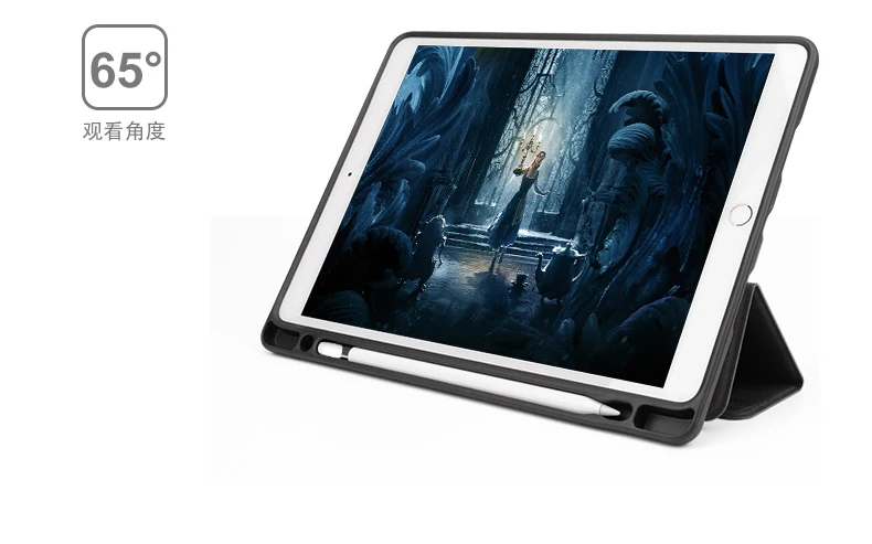 Чехол для iPad Pro 12 9 с держателем-карандашом умный чехол из искусственной кожи