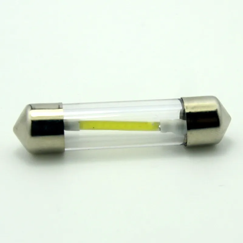 Новый продукт 10 шт./лот C5W LED 1 шт. COB Чип трубки Гирлянда 140 люмен Светодиодная