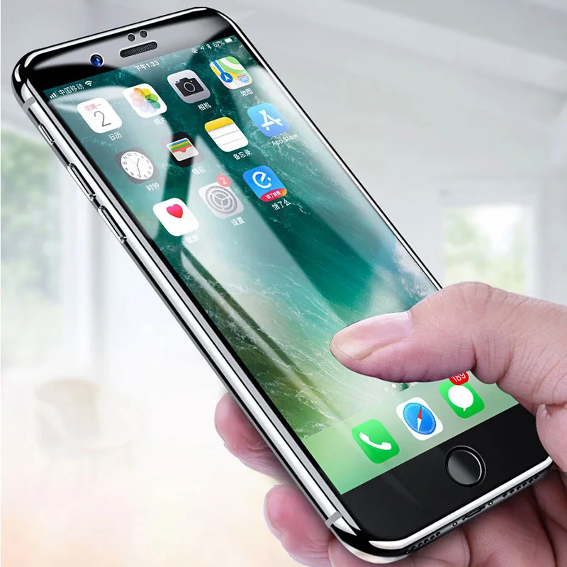 9D закаленное стекло для iPhone8 6 S 7 plus X на iphone7 8 R XS MAX защита экрана iPhone7 s Защита XR |
