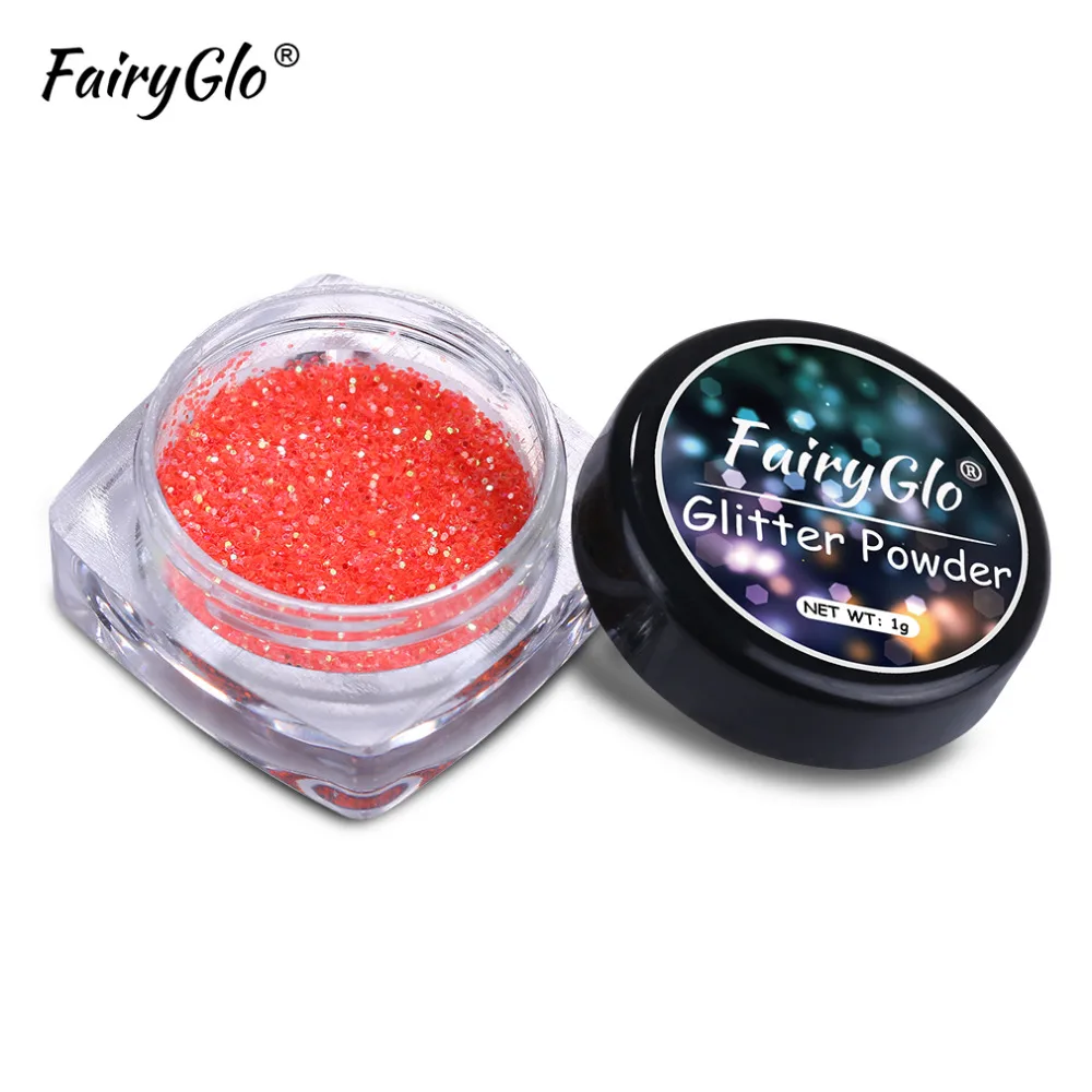 Блестящая коробка для ногтей FairyGlo Полировочная акриловая пудра