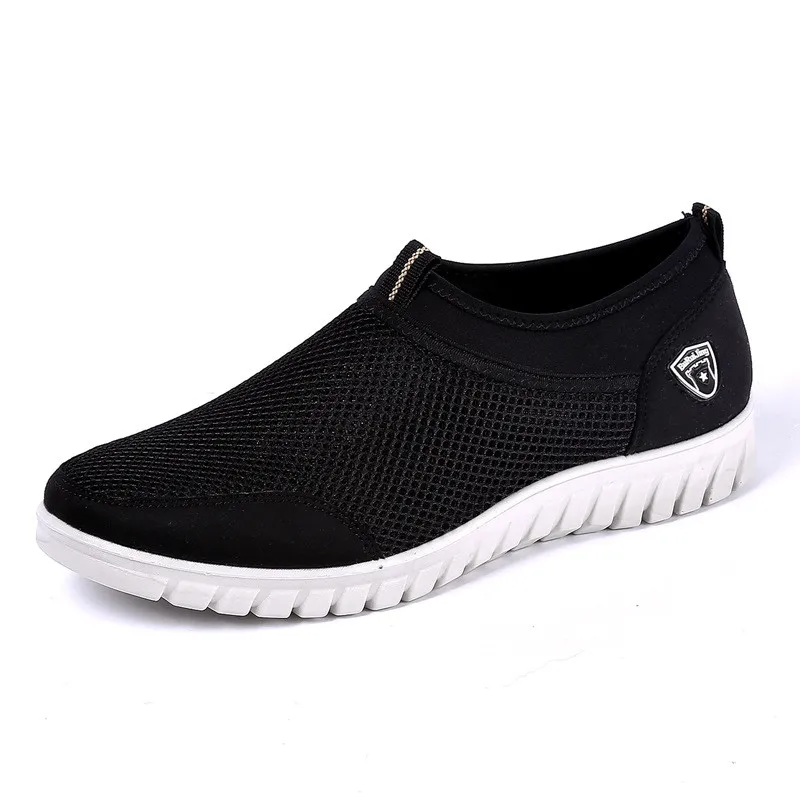 Men's Casual Shoes Sneakers Summer Mesh Breathable Comfortable Men Loafers footwears Slipon Walking Big Size 38-48 | Обувь