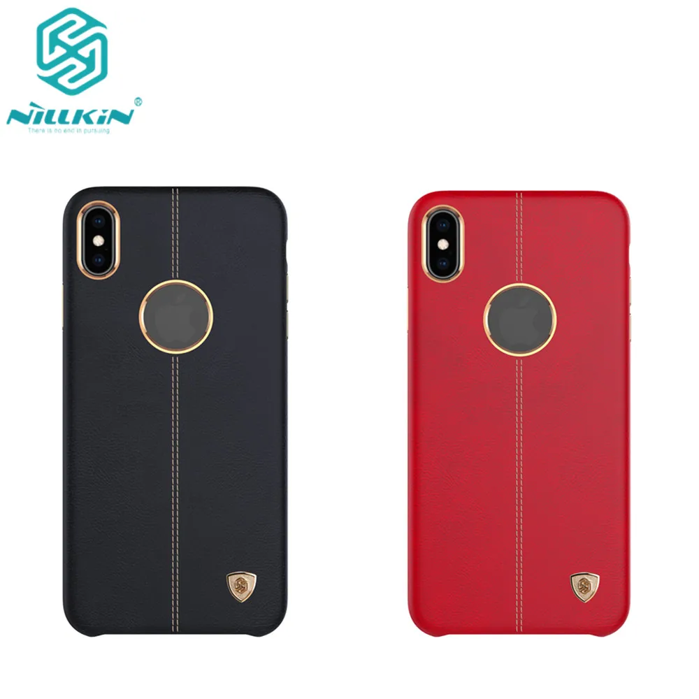 

Nillkin Englon cover for Apple iphone XS case luxury PU Leather Vintage back cover for iphone xs phone cases