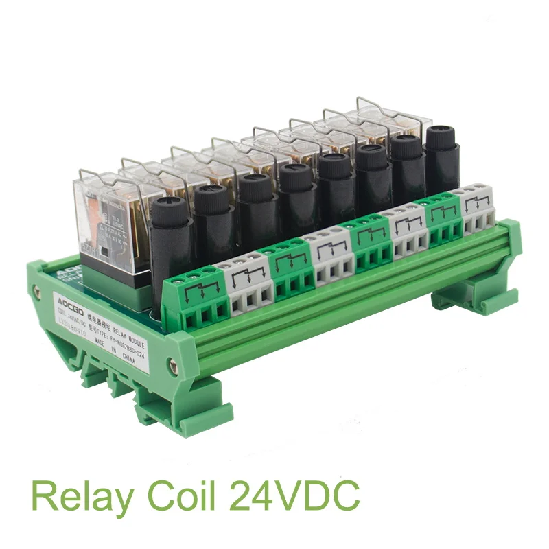 8-канальное 1 SPDT din-рейку OMRON G2R 24V DC/AC с блоком реле интерфейса | Обустройство дома