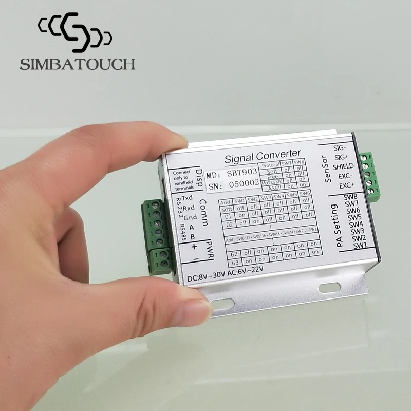 Датчик давления SBT903 передатчик RS232 485 связь последовательный порт подключение