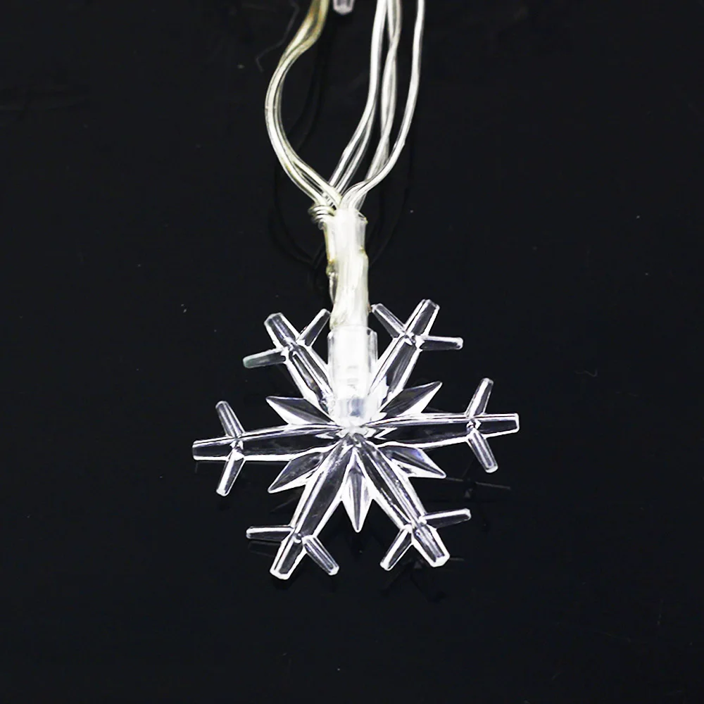 СВЕТОДИОДНАЯ Гирлянда в форме снега с вилкой Европейского/американского