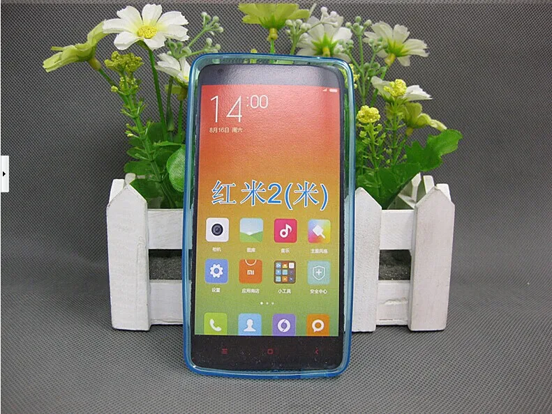 For XiaoMi RedMi 2 Red Rice Hongmi Hongmy Phone Customized Ultra Thin TPU Protective Gel Case Cover |