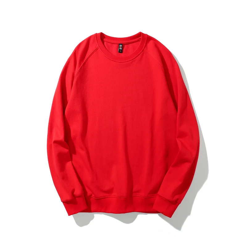 Мужские толстовки базовый однотонный чистый хлопок большие размеры уличная