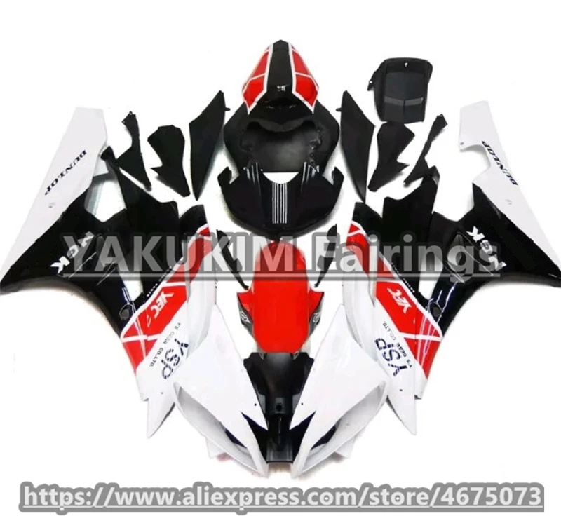 Обтекатели ABS инжекции для YAMAHA R6 2006 2007 обтекатель мотоцикла YZF кузова