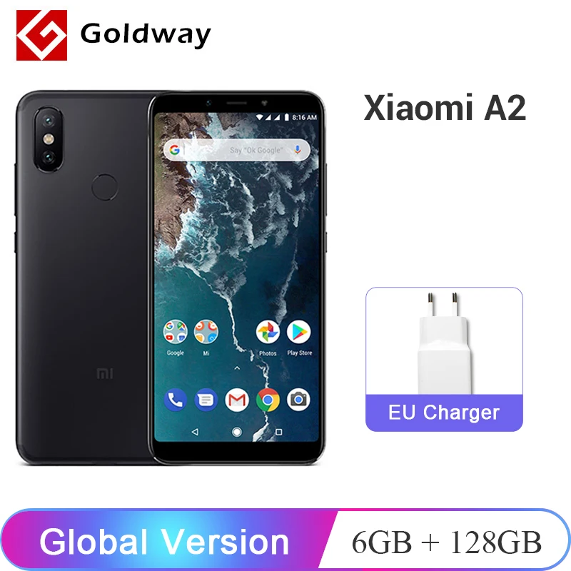 Глобальная версия Xiaomi mi A2 6 ГБ Оперативная память 128 Гб Встроенная Мобильный