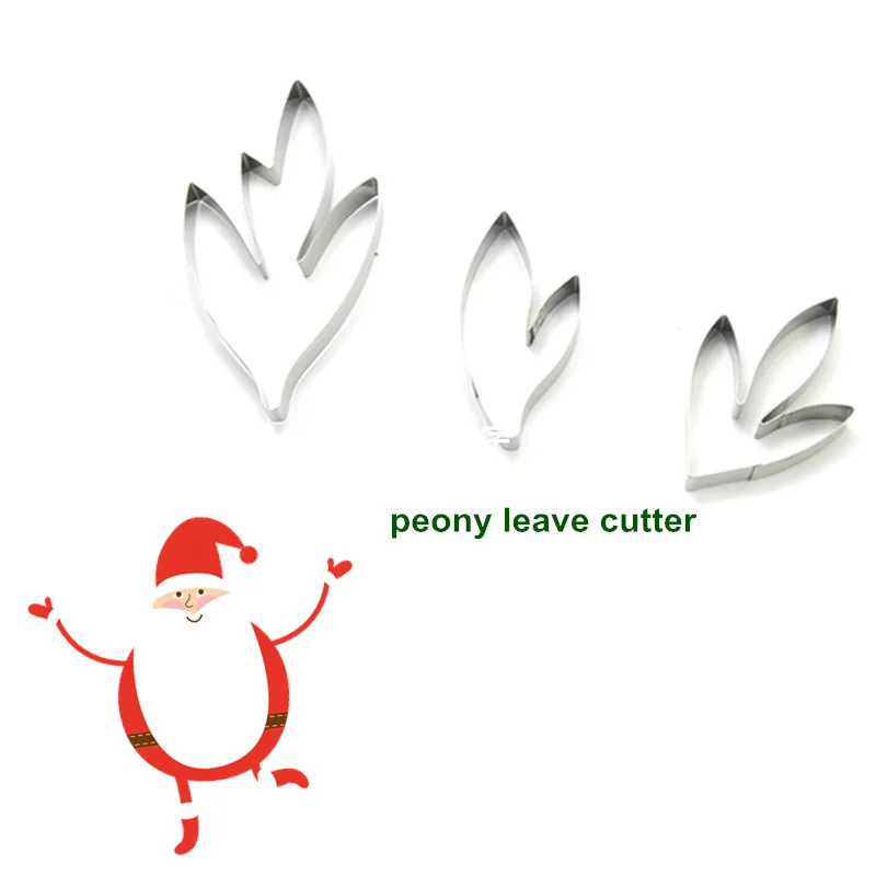 Бренд рождество Выпечки Из Нержавеющей Стали Покидать Прессформа Печенья Торт