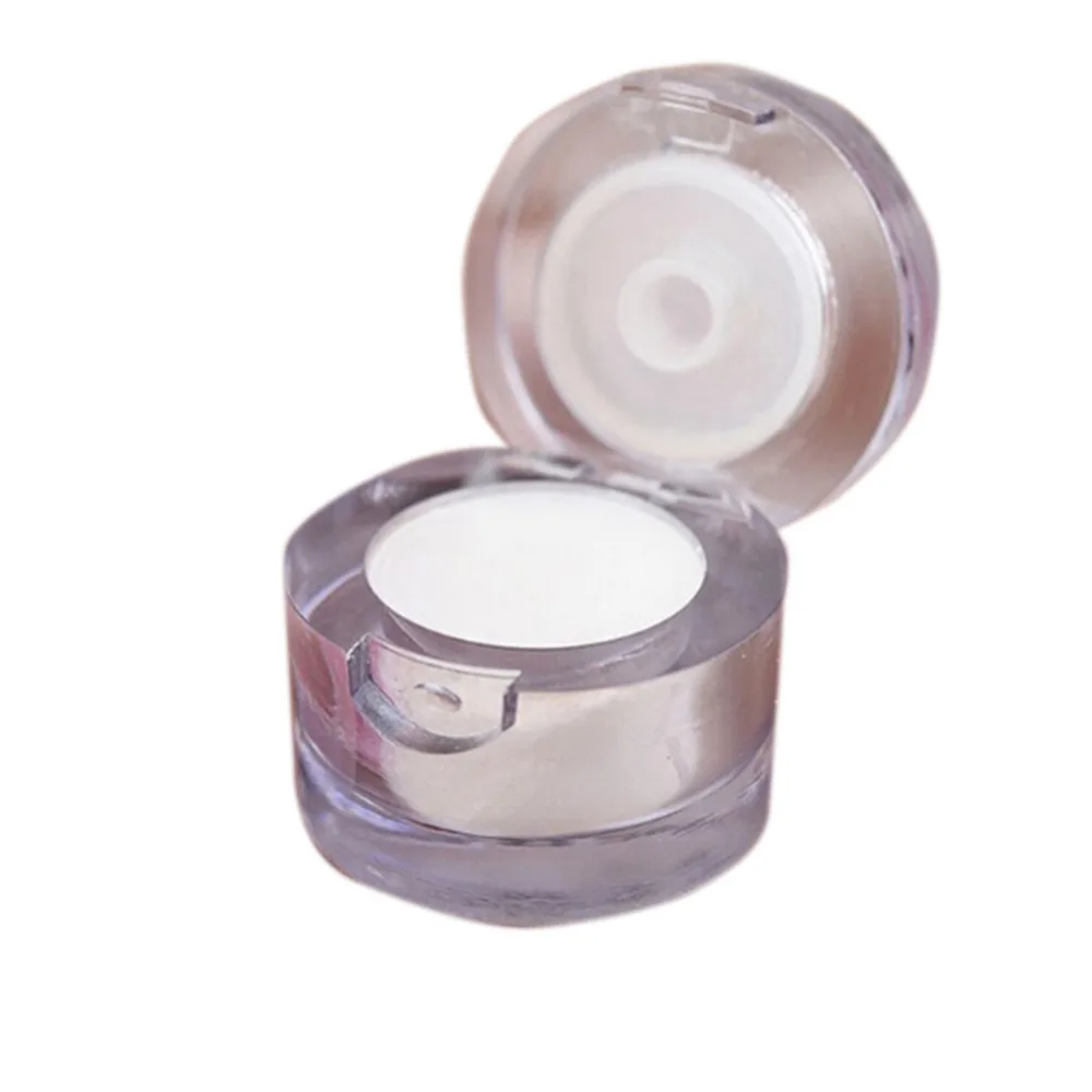 Модные Профессиональные белые тени для век стойкие Крем блестящий свет