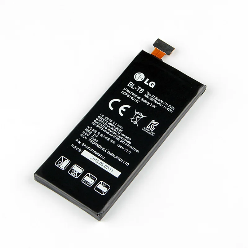 Новый оригинальный BL T6 Батарея для LG F220 F220K F220L BLT6 литий полимерный