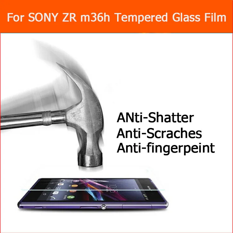 Премиум Закаленное стекло пленка для Sony Xperia Z6 / ZR M36h стеклянная XZ FZ8331 Z компактная