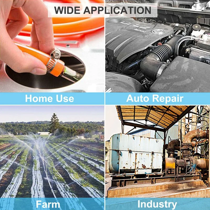 88 шт мини топливовпрыска линия Стиль Хомуты шланга Ассортимент Комплект впрыска