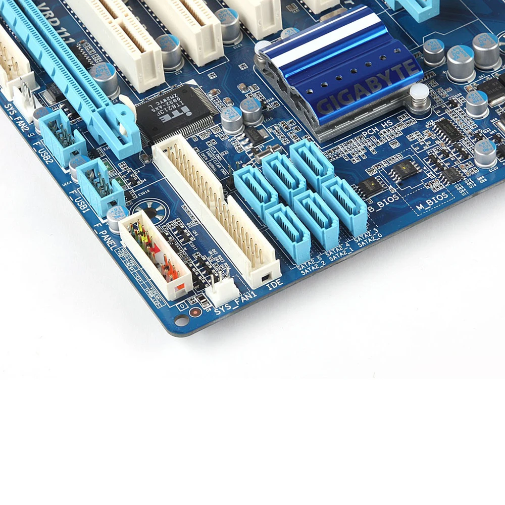 Материнская плата Gigabyte GA-H55-UD3H Intel H55 оригинал б/у для настольного ПК LGA 1156 Core i7 i5 i3