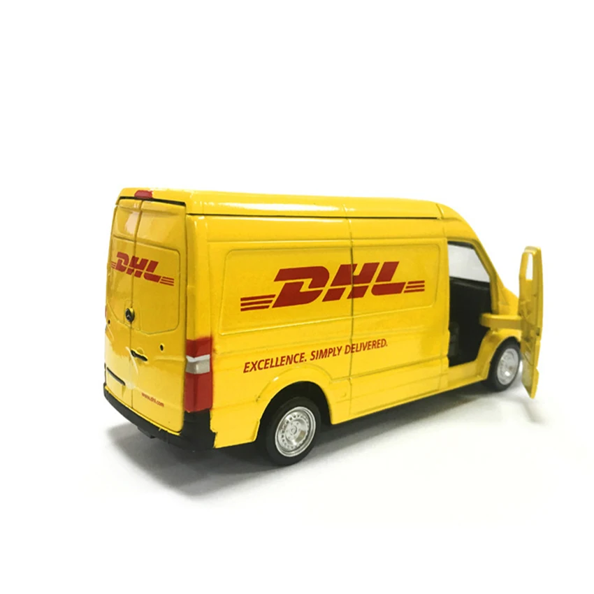Игрушечный автомобиль из сплава грузовик DHL 1:36 мини копия Авторизованная