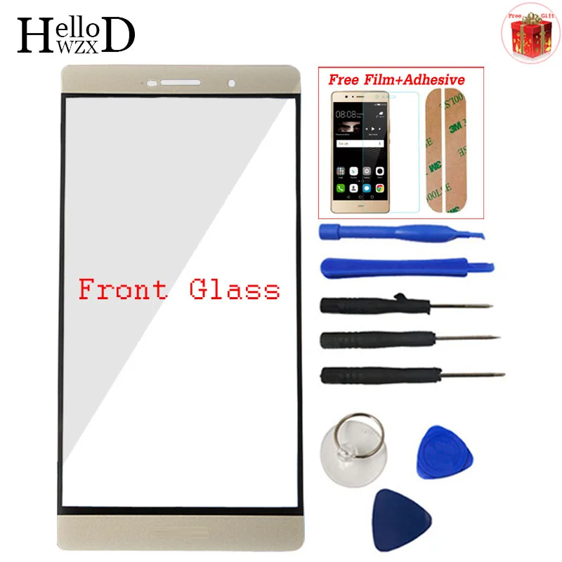 Переднее стекло для Huawei P8 Max передняя внешняя стеклянная панель сенсорный экран