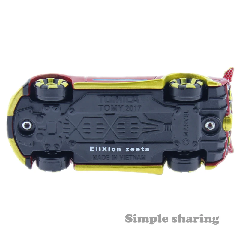 Takara Tomy Tomica Marvel TUNE Evo 4 0 Железный человек Elixion Zeeta Motors автомобиль литые детские