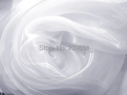 

HOT SALE! PURE ORGANZA For background wedding decoration, Table Runners for wedding, 1.5M in Width 110 meters roll