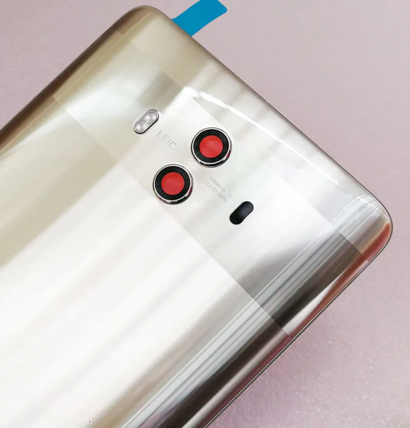 Задняя крышка батарейного отсека для Huawei Mate 10 Mate10 Pro стеклянная корпуса с клейкой