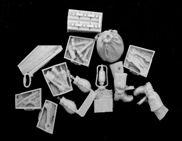 1/35 Смола солдатская сцена аксессуары нормирование и другие предметы с ящиком для